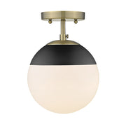 Golden Lighting 3218-SF AB-BLK: 114192_1.jpg (Variant Image)