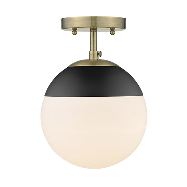 Golden Lighting 3218-SF AB-BLK: 114192_1.jpg (Variant Image)