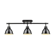 Golden Lighting 3602-3SF BLK-BLK