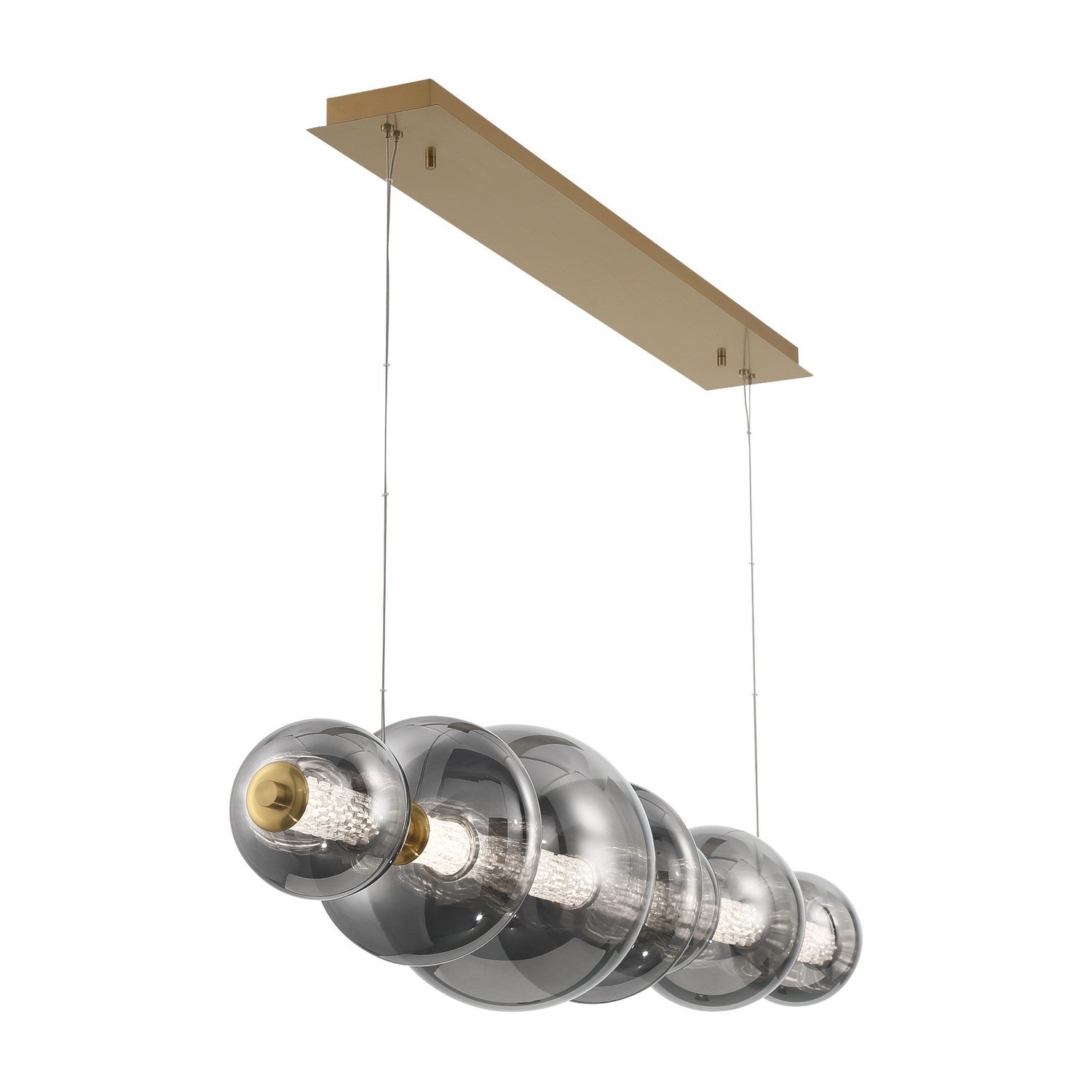 Atomo 12 in 1-Light Linear Chandelier