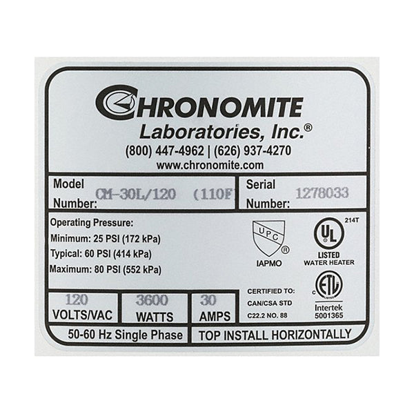 Chronomite CM-30L/120