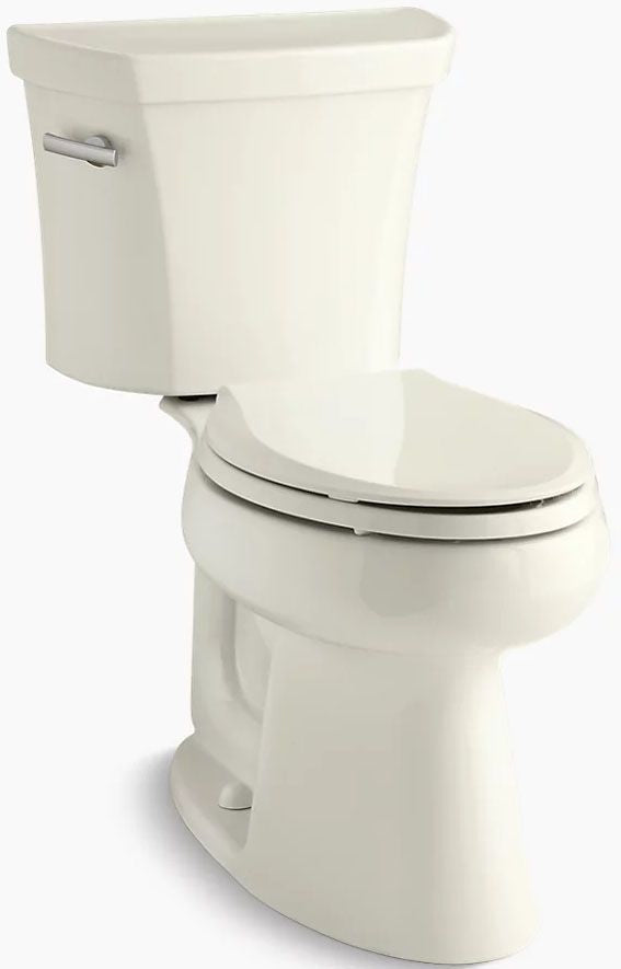 Two-Piece Elongated Toilet, 1.28 gpf