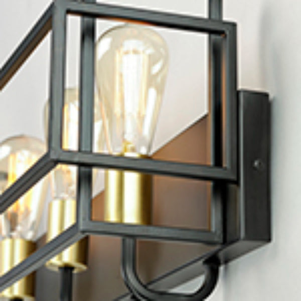 Flynn 3-Light Bathroom Vanity Light with Clear Glass Shades