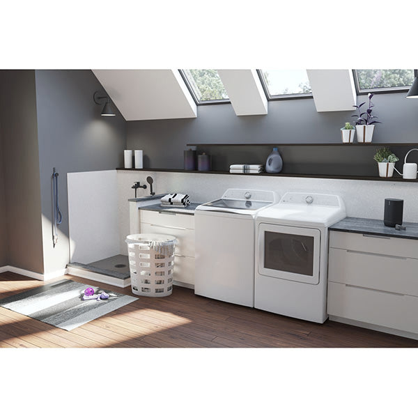 Profile 5 Cu Ft Stainless Steel Tub Smarter Wash Technology Top Load Washer