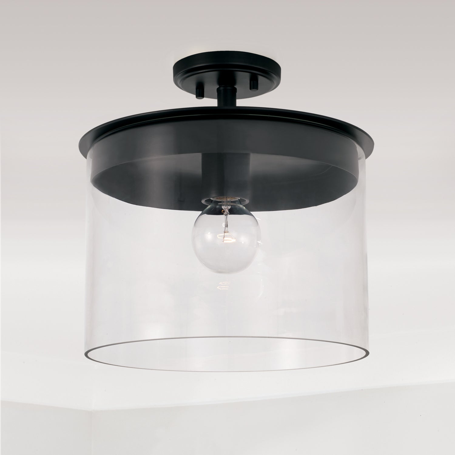 Mason 1-Light Mini Dual Mount Semi-Flush Mount Light