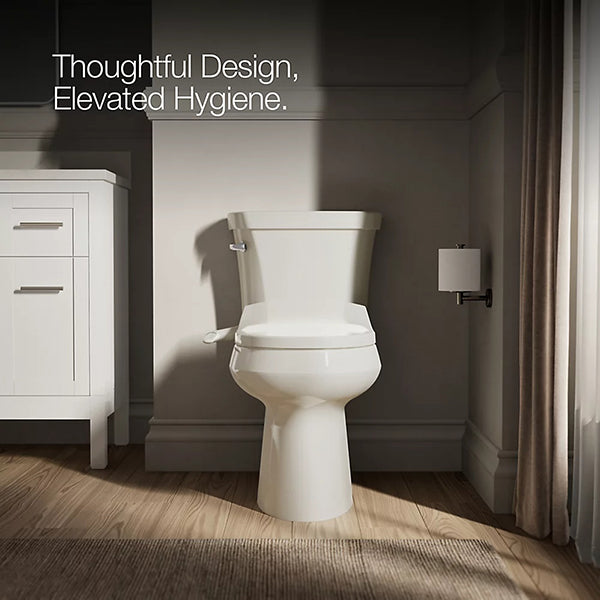PureWash Round Front Manual Bidet Toilet Seat
