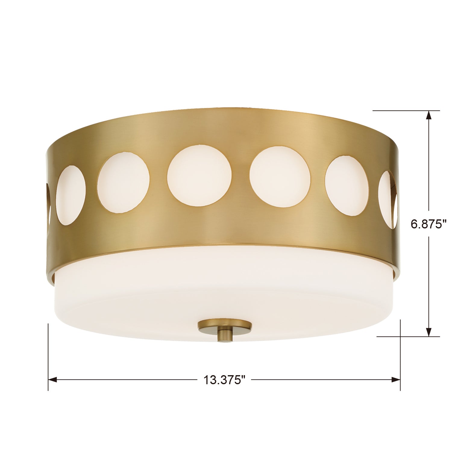 Kirby 13-1/4 in Flush Mount Light