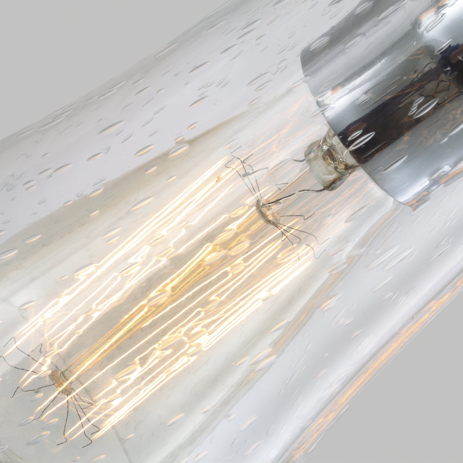 Monterro 4-Light Bathroom Vanity Light with Clear Seedy Glass Shade