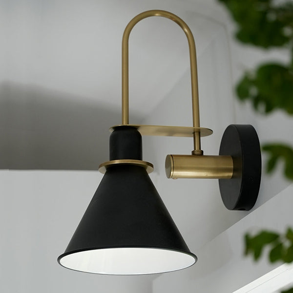 Medford 1-Light Wall Sconce with Metal Shade