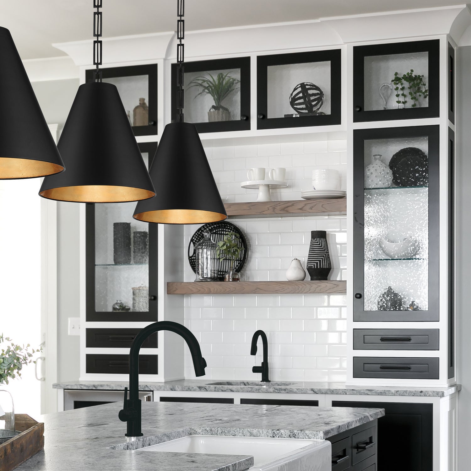 Alston 18 in Pendant with Empire Shade