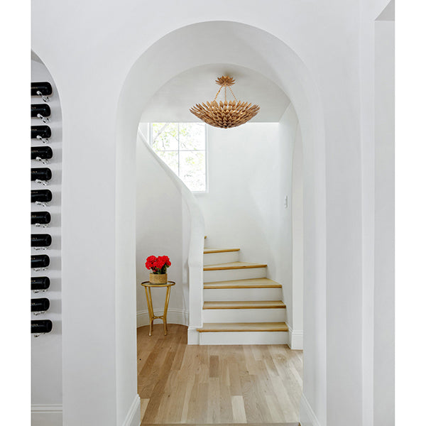 Broche 8-Light Semi-Flush Mount Ceiling Ligh