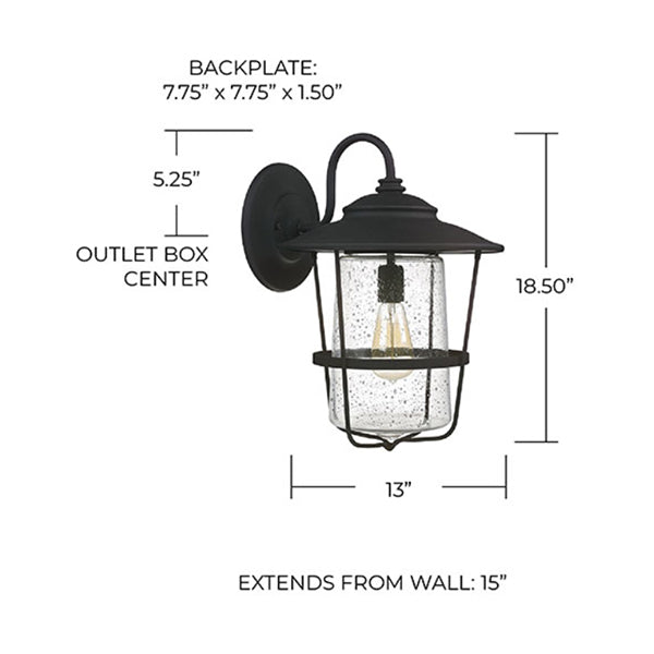 Capital Lighting 9603BK