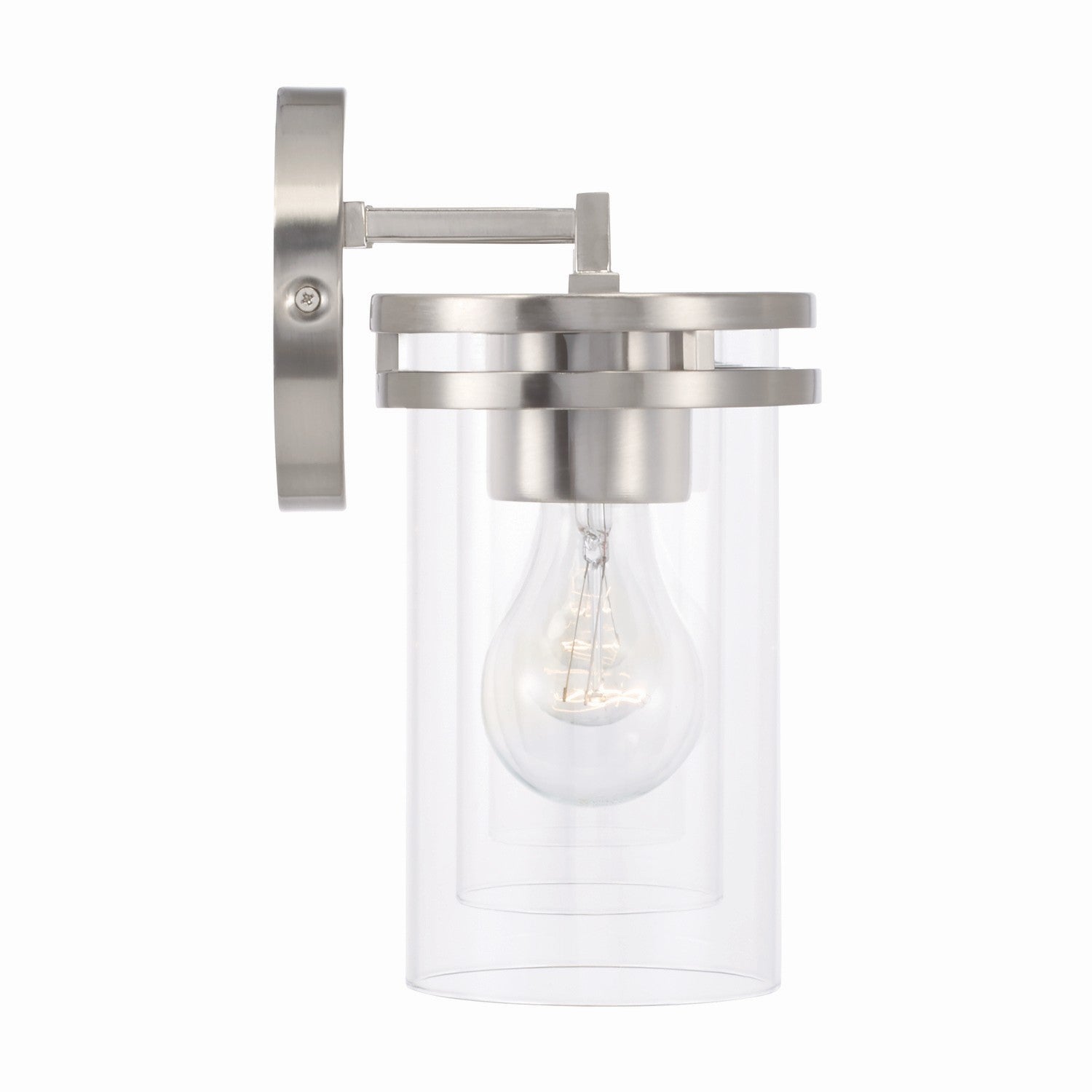 Fuller 3-Light Bathroom Vanity Light with Clear Glass Shade