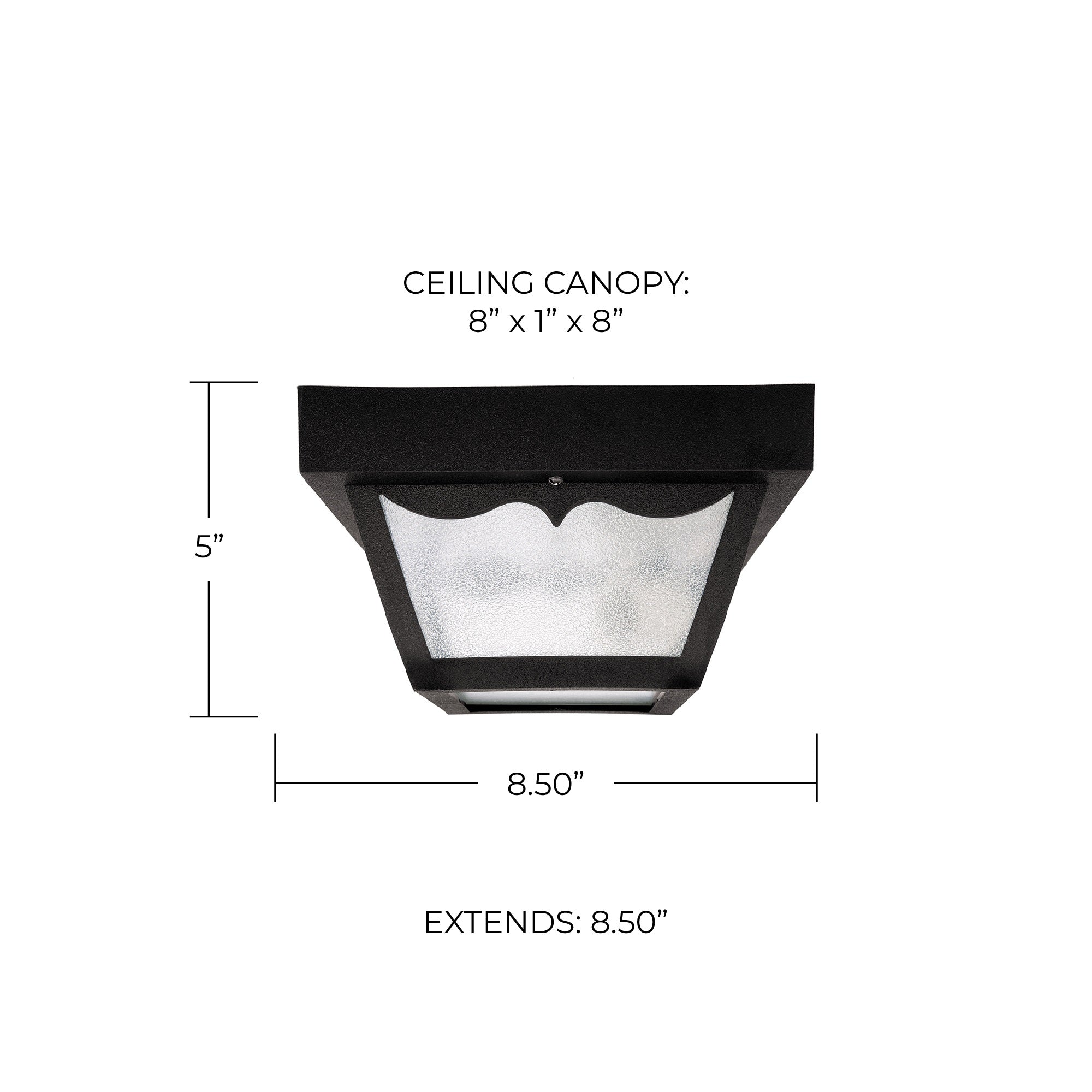 Capital Lighting 9237BK: 9237BK_DIM.jpg