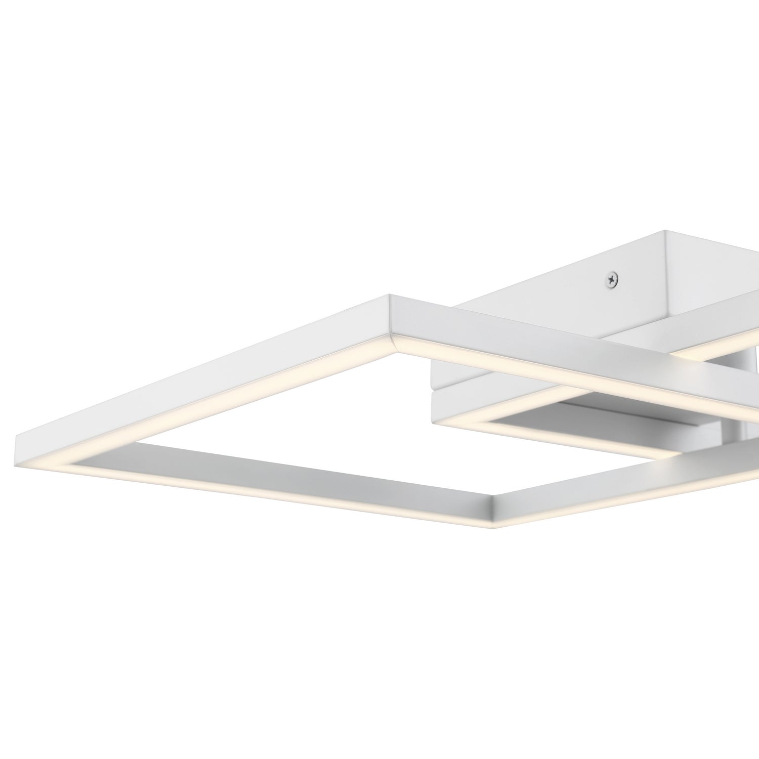 Squared LED Convertible Flush Mount