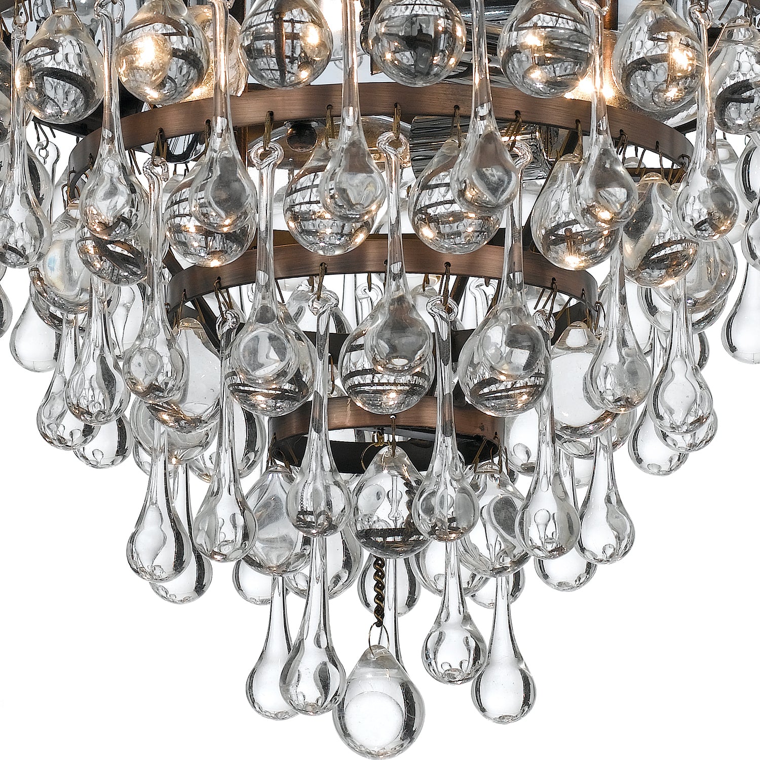 Calypso 3-Light 10-1/2 in Flush Ceiling Light