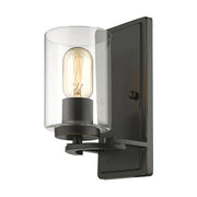 Golden Lighting 7041-1W BLK-CLR: 78341_1.jpg (Variant Image)