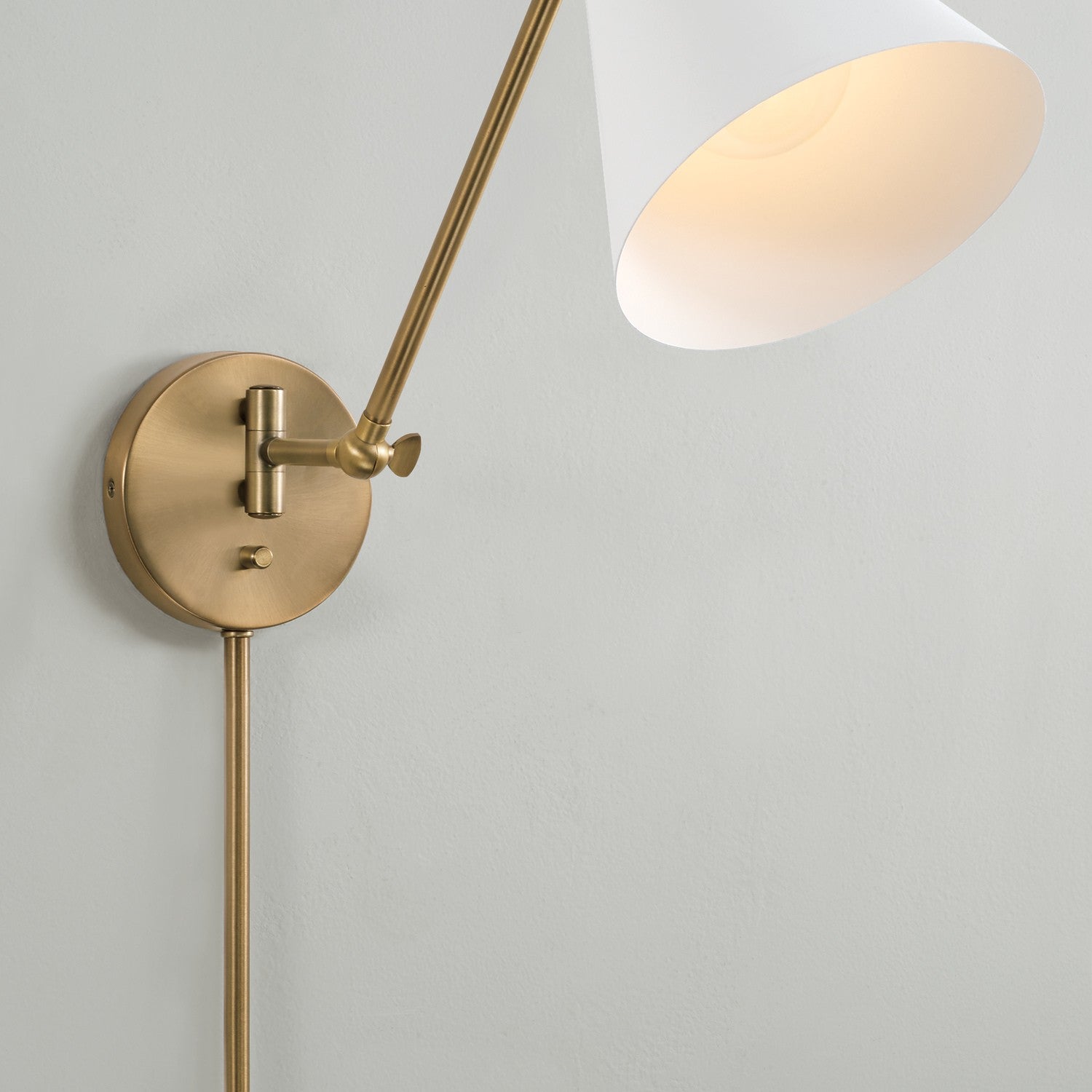 Bradley Sconce with Metal Shade