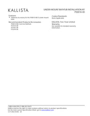 Kallista P50018-00-NA