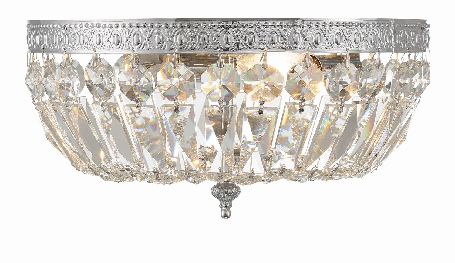 Waltham 3-Light 12 in Flush Ceiling Light