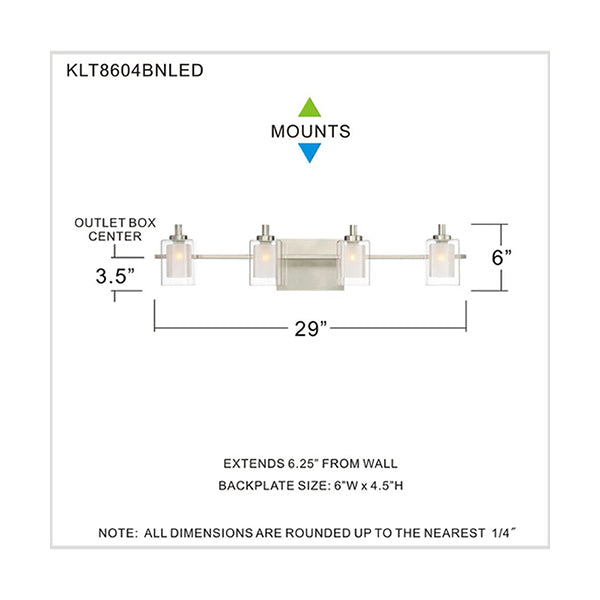 Quoizel KLT8604BNLED