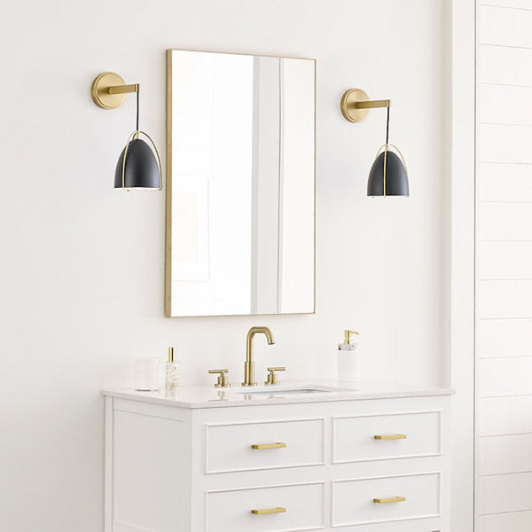 Norman 1-Light Wall Sconce with Metal Shade