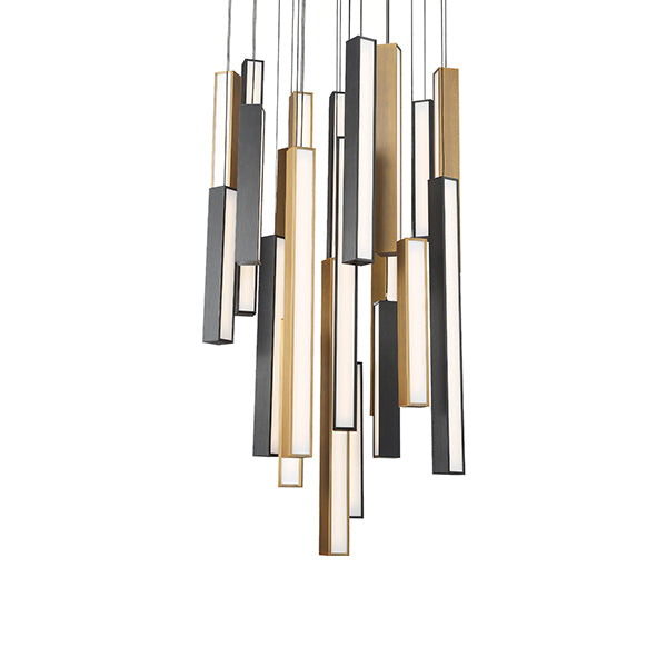 Modern Forms PD-64815R-BK/AB-BK