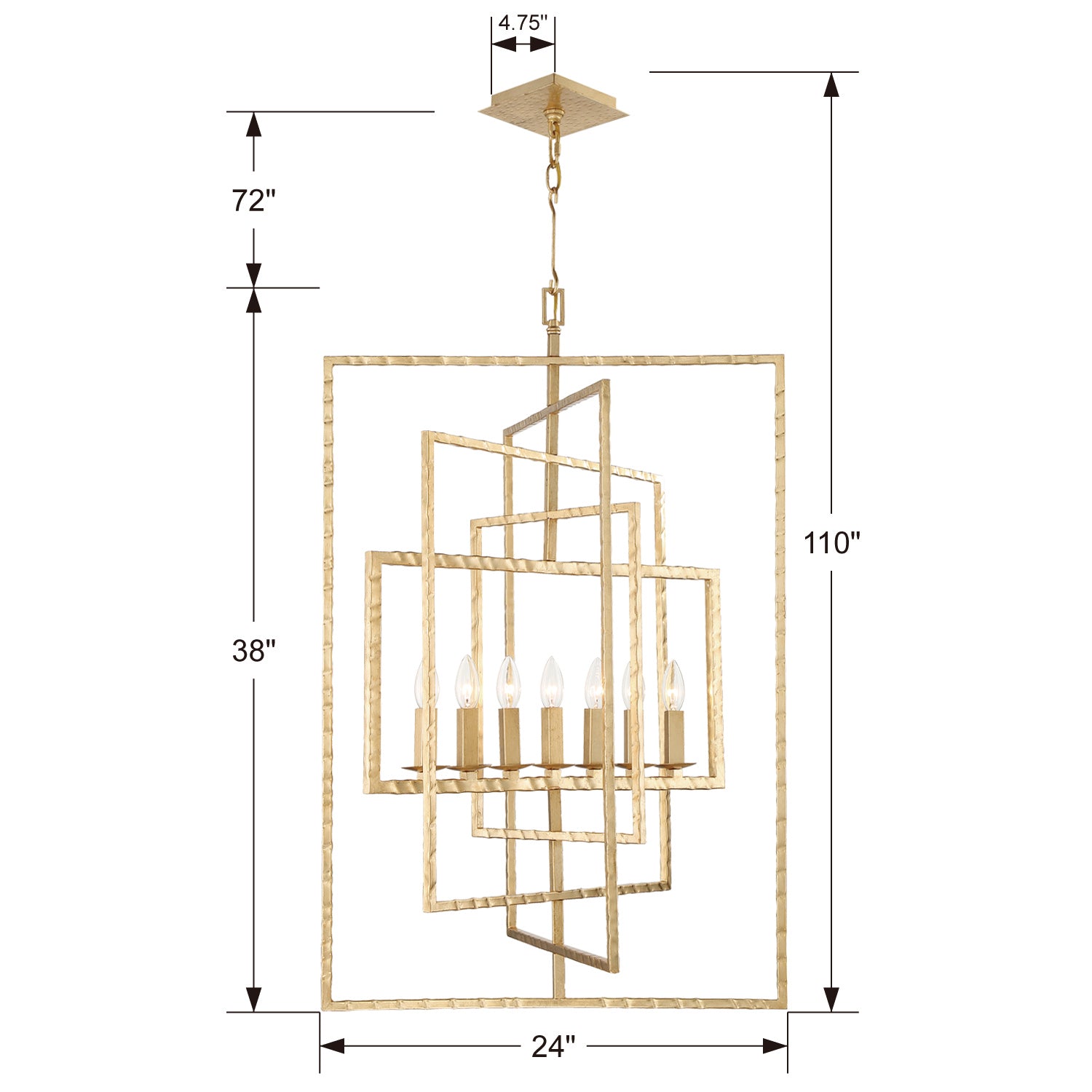 Capri 7-Light Chandelier