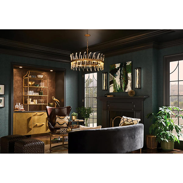 Revel 36 in 10-Light Chandelier