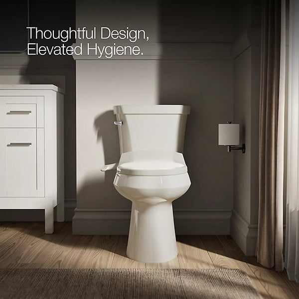 PureWash Elongated Manual Bidet Toilet Seat
