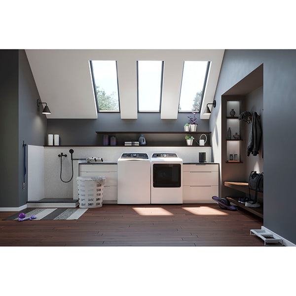 Profile 7.4 Cu Ft Smart Electric Dryer with Sanitize Cycle and Sensor Dry