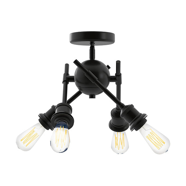 Golden Lighting Axel Semi-Flush Mount Ceiling Light