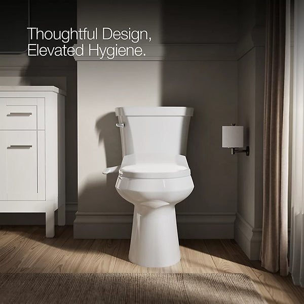 PureWash Elongated Manual Bidet Toilet Seat
