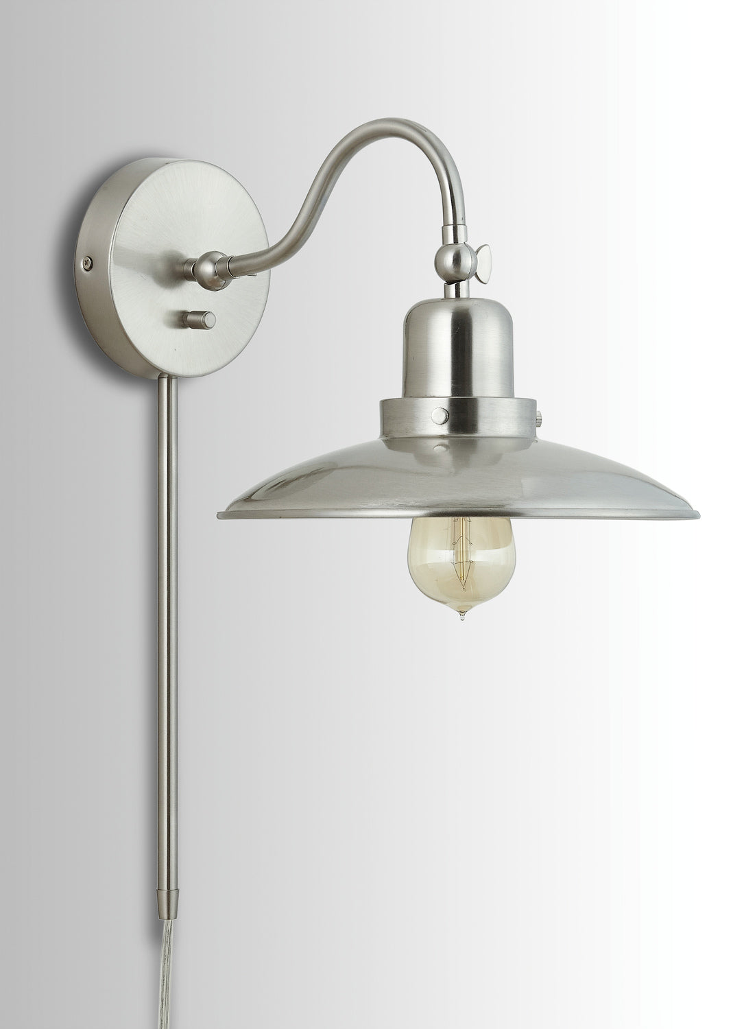 Dewitt 1-Light Outdoor Wall Sconce with Metal Shade
