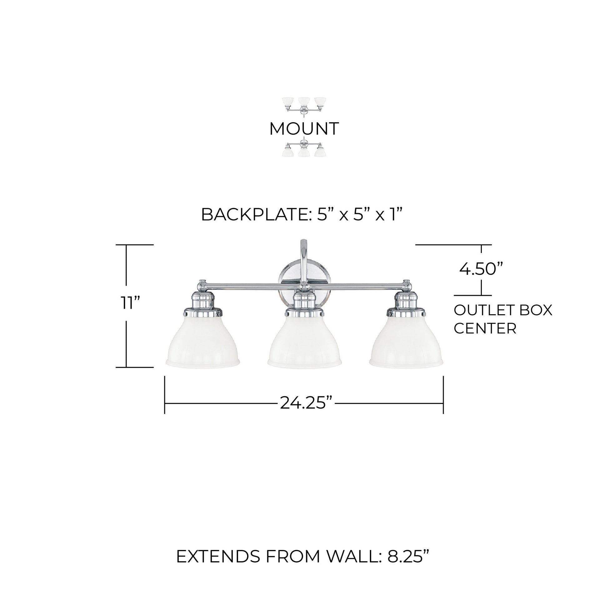 Capital Lighting 8303CH-128