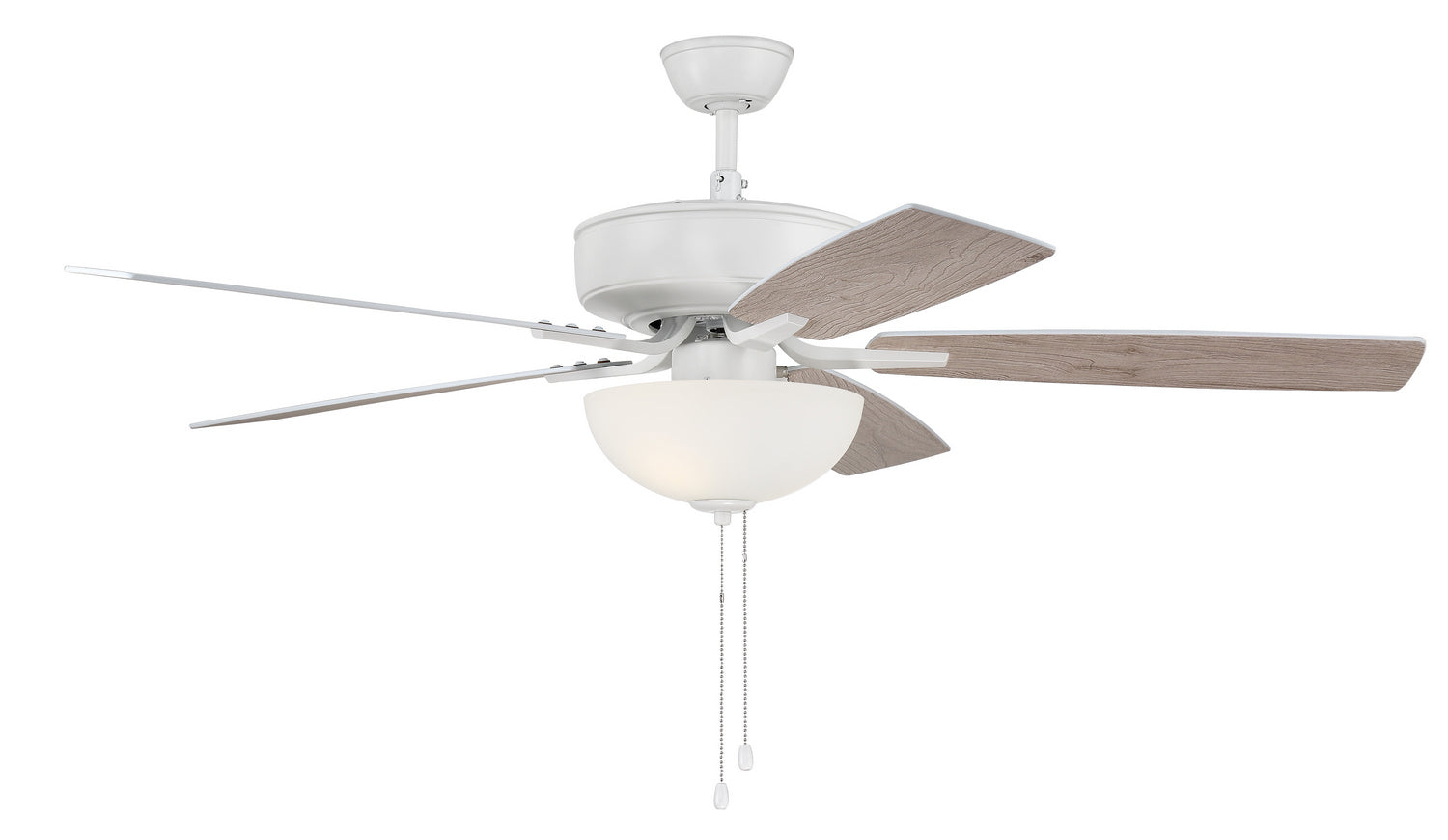 Pro Plus 211 52 in 5 Blade Reversible Ceiling Fan with Greywood Blades