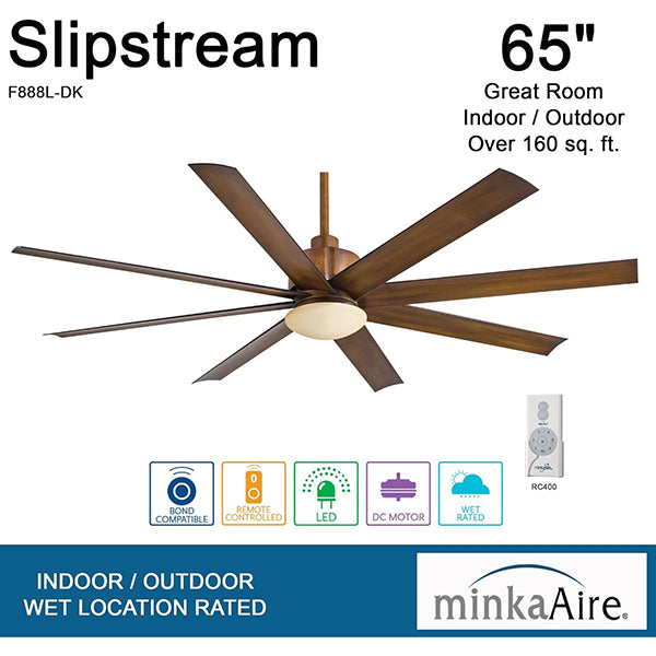 Minka-Aire F888L-DK