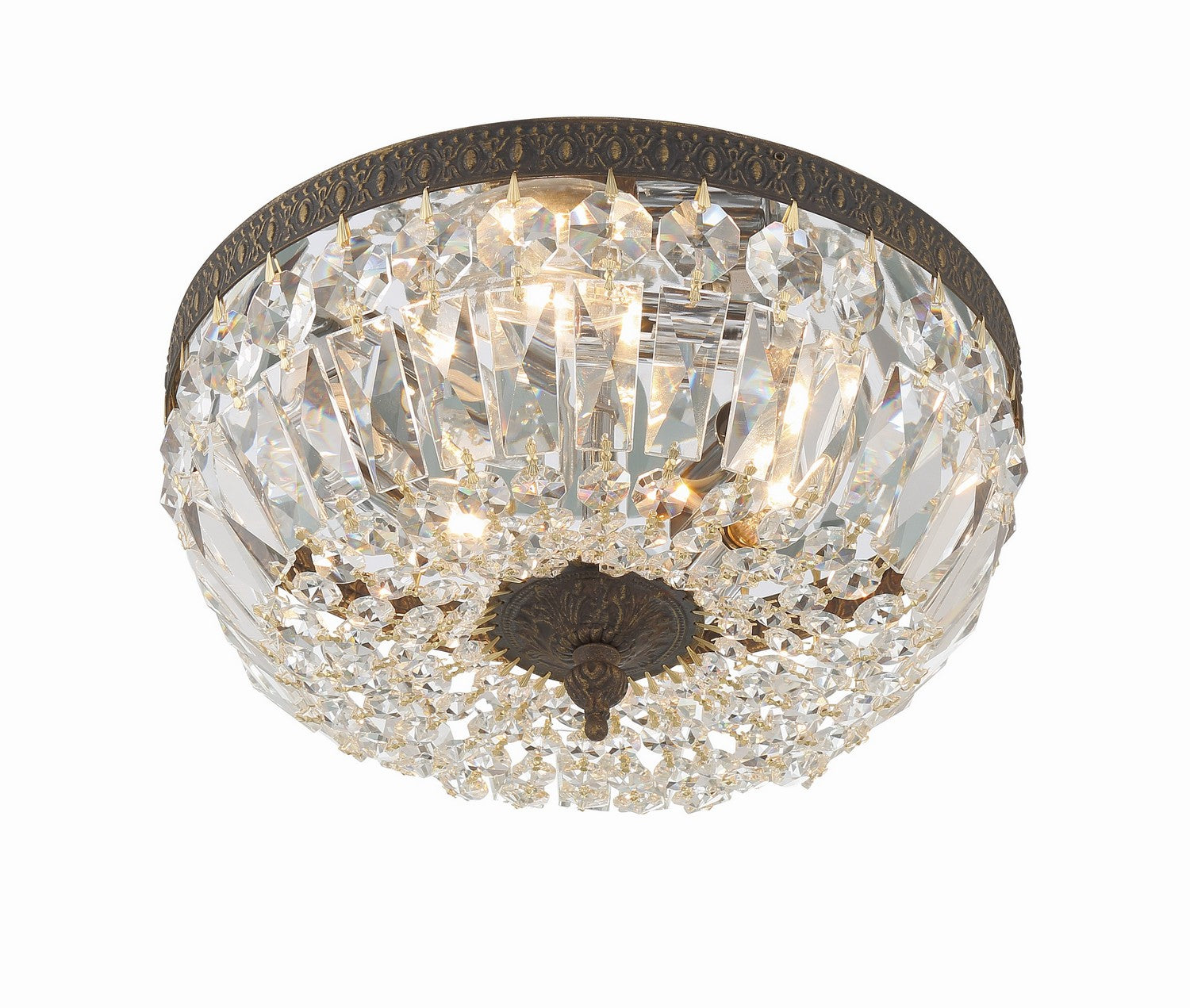 Waltham 3-Light 12 in Flush Ceiling Light
