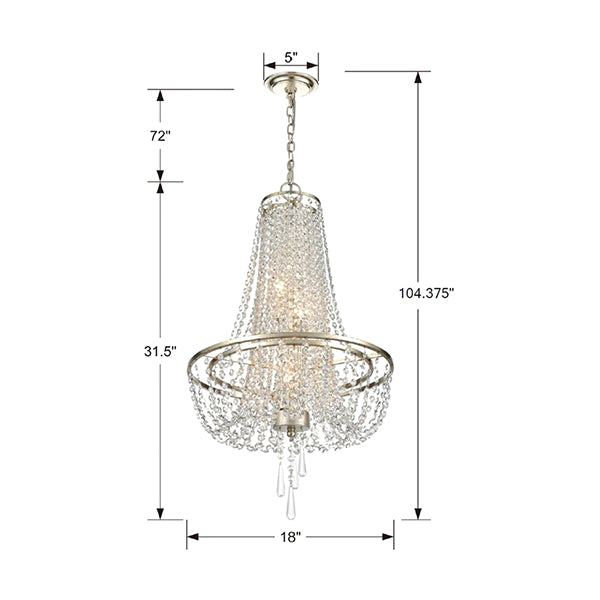 Crystorama ARC-1907-GA-CL-MWP