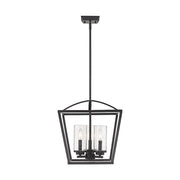 Golden Lighting 4309-3P BLK-BLK-SD