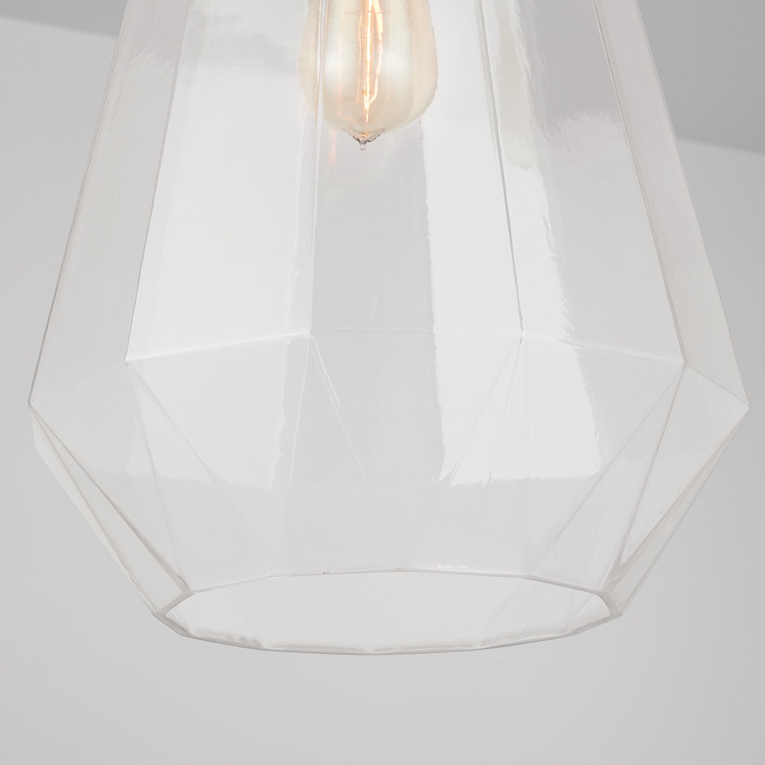 Lee 11 in 1-Light Pendant with Clear Prismatic Glass