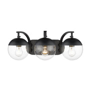 Golden Lighting 3219-BA3 BLK-BLK