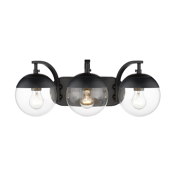 Golden Lighting 3219-BA3 BLK-BLK