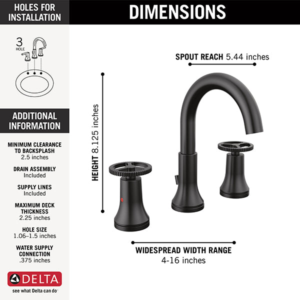Delta 3558-BLMPU-DST