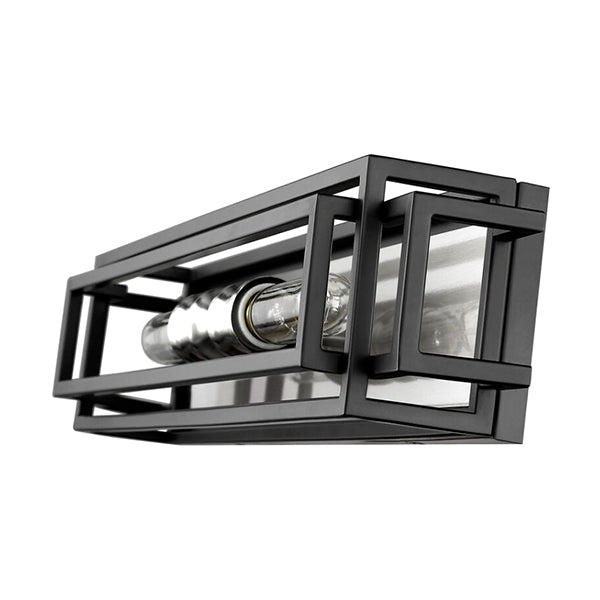 Z-Lite 454-2V-BK-BN