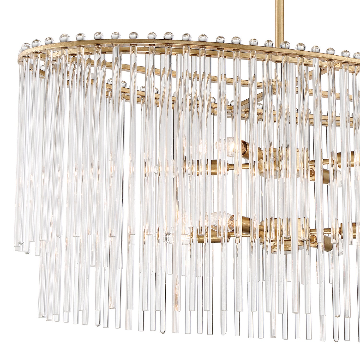 Bleecker 36 in Oval Chandelier