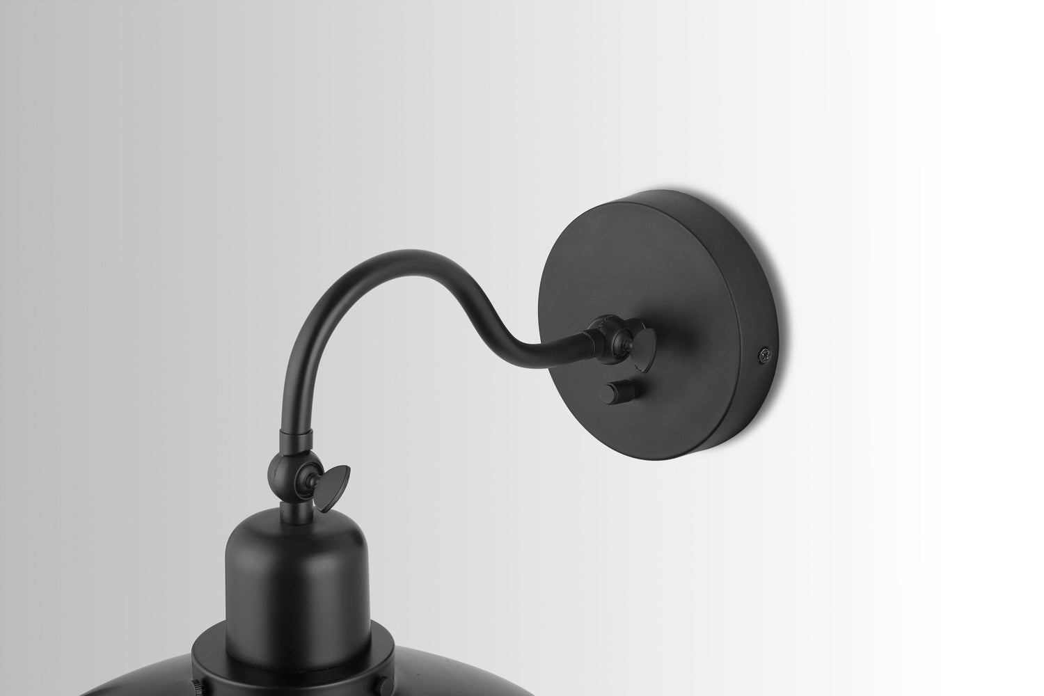 Dewitt 1-Light Outdoor Wall Sconce with Metal Shade