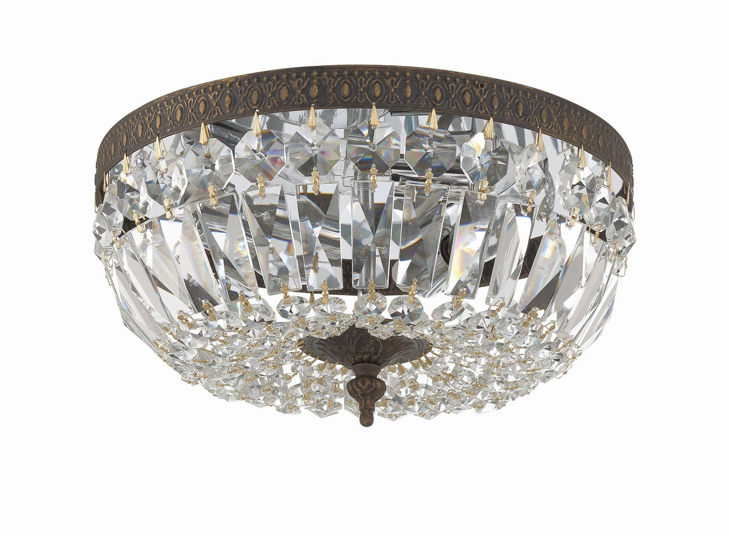 Waltham 3-Light 12 in Flush Ceiling Light