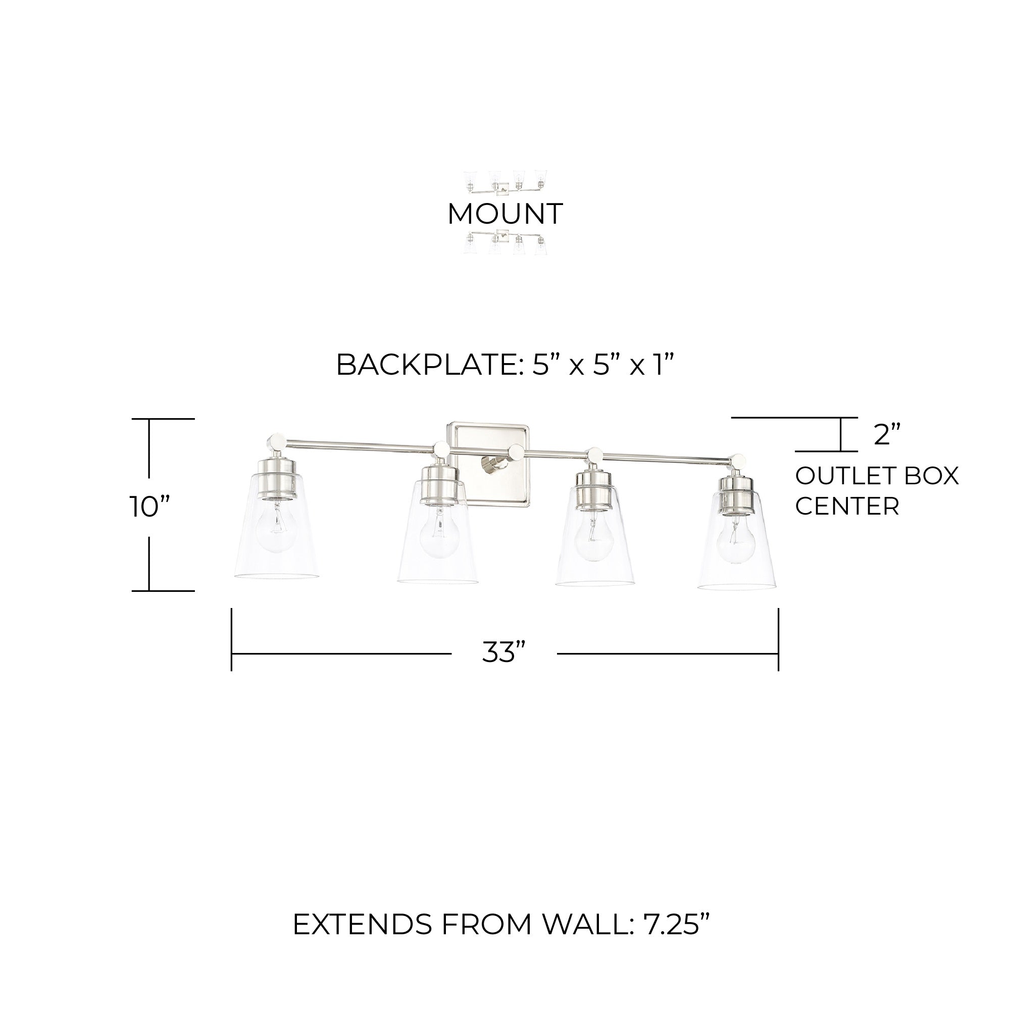Capital Lighting 121841OB-432