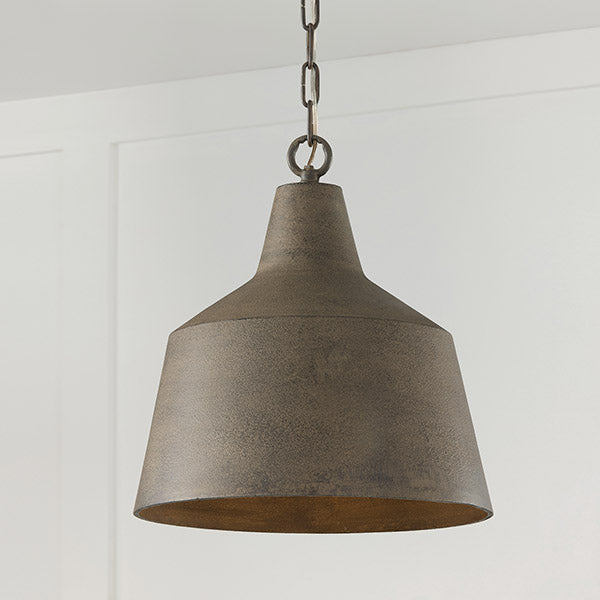 Quarry 1-Light Pendant with Metal Shade
